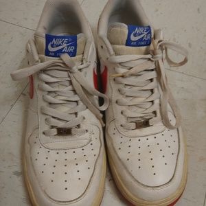 Nike Air Force 1 Low Lhite & Red ...Mens 10.5